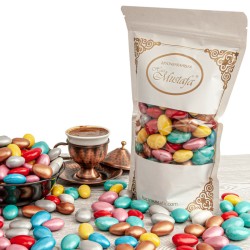 Karışık Badem Draje Büyük Paket 600g